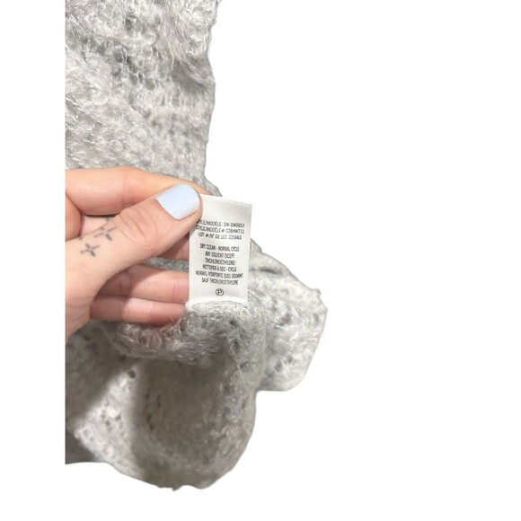 Helmut Lang Asymmetrical Sweater Mohair Designer Size Small Loose Knit Minimalis - Picture 6 of 6